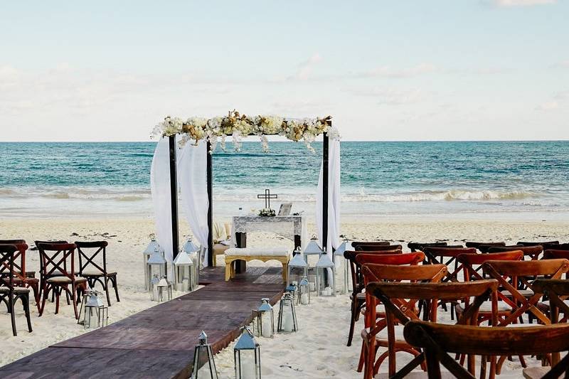 Ceremonia en la playa