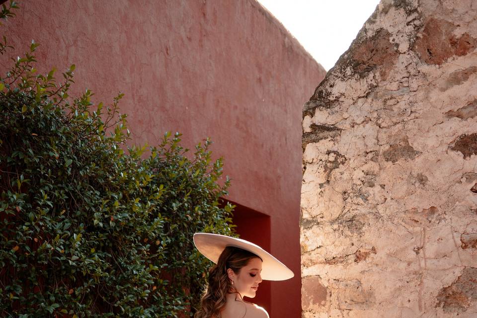 Novia en Finca