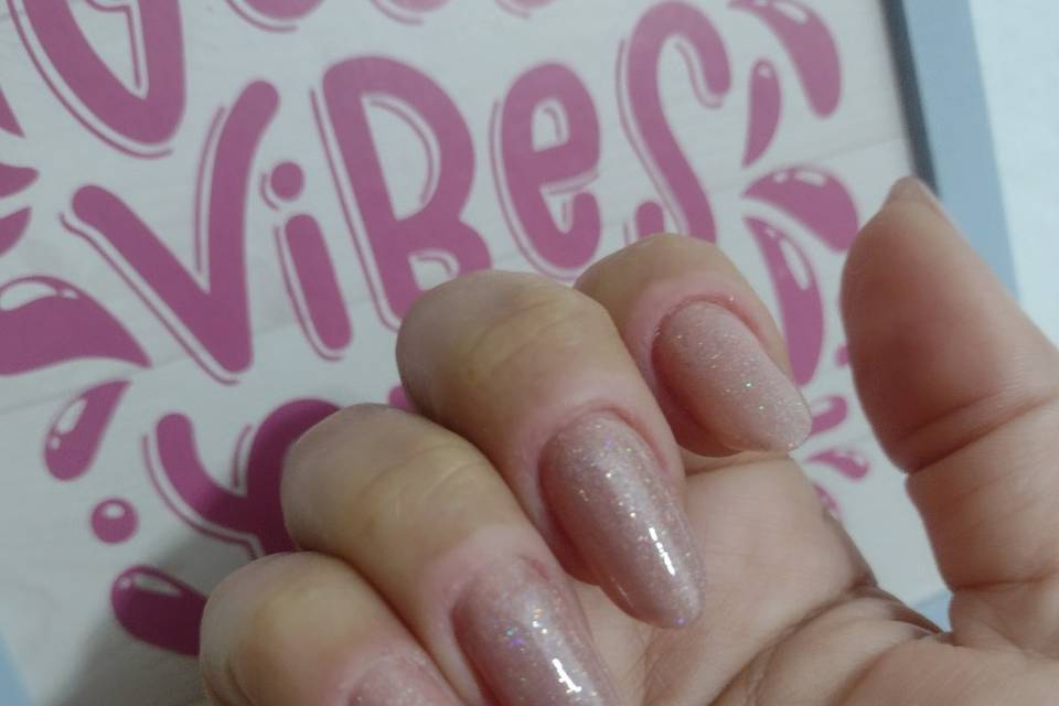 Uñas técnica mixta