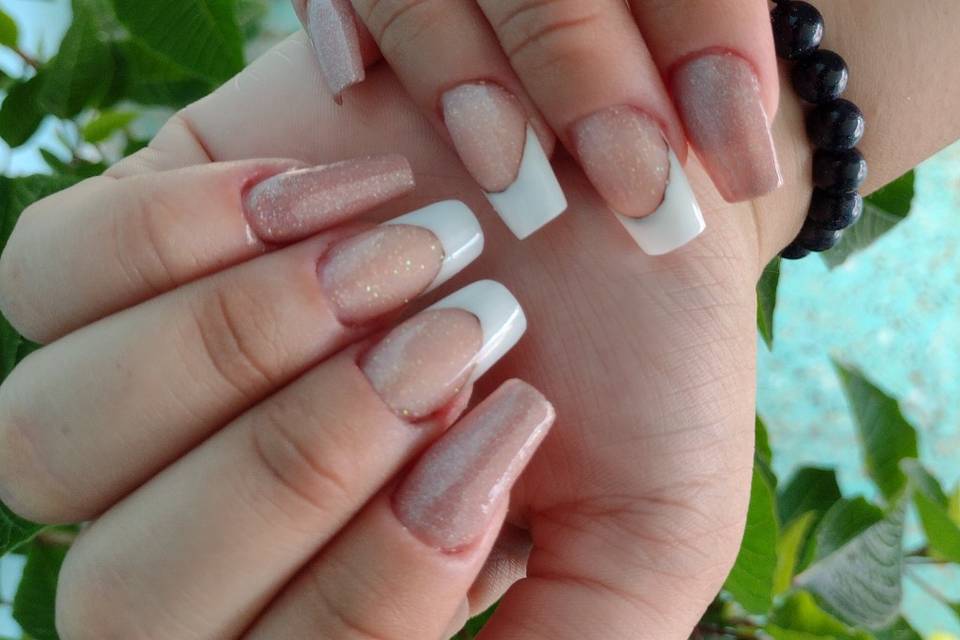 Uñas escultural acrílica