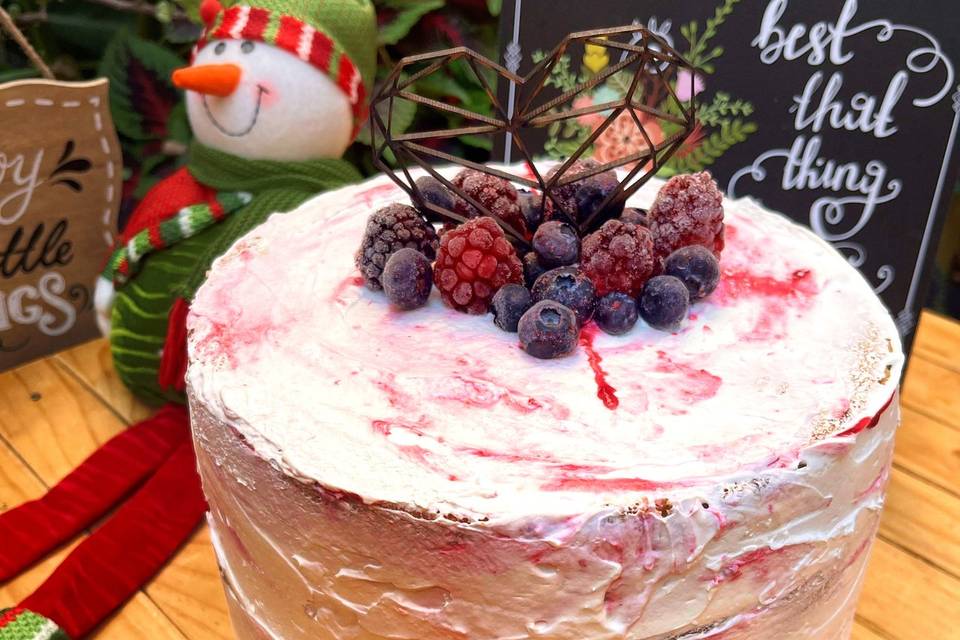 Pastel de berries