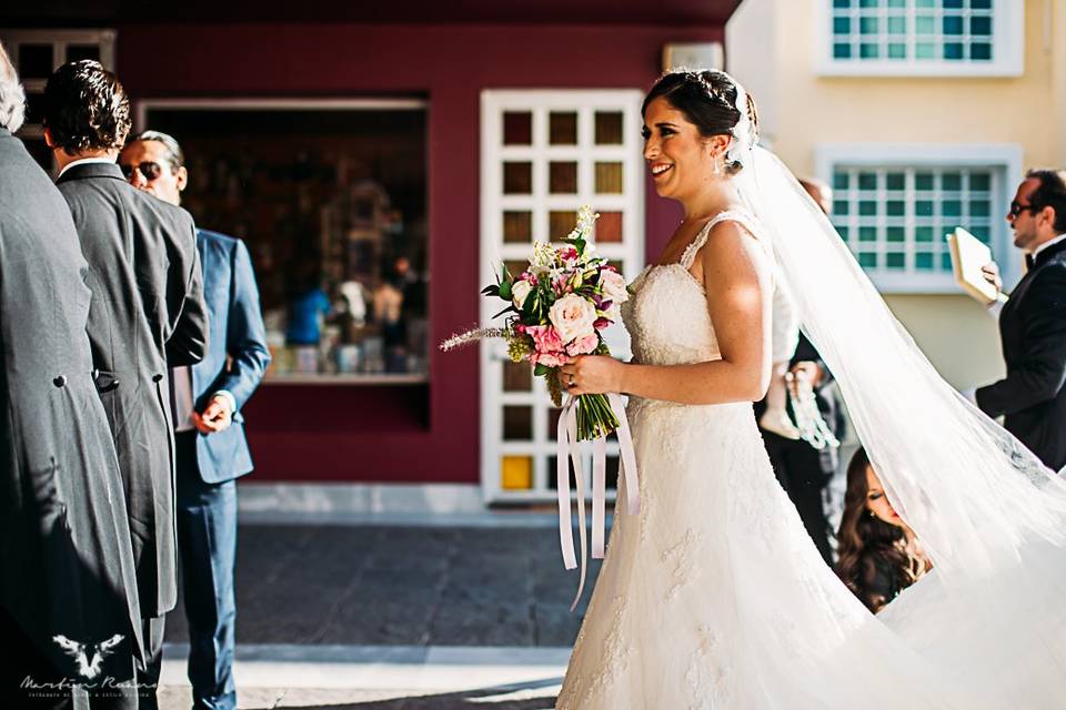 Happy bride