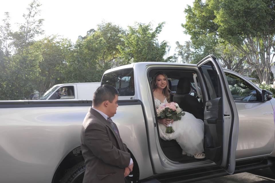 Llegada de la novia