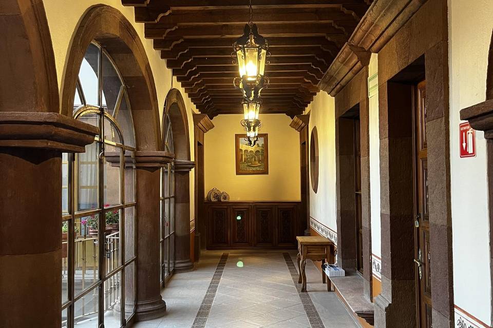 Acceso a habitaciones.