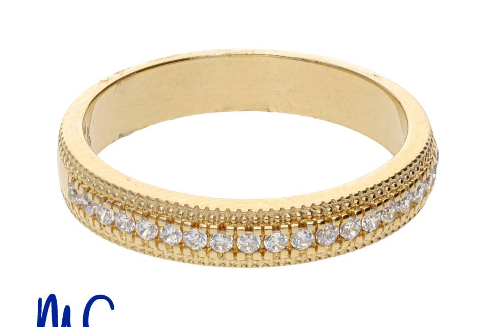 Argolla oro 10 y 14 kilates