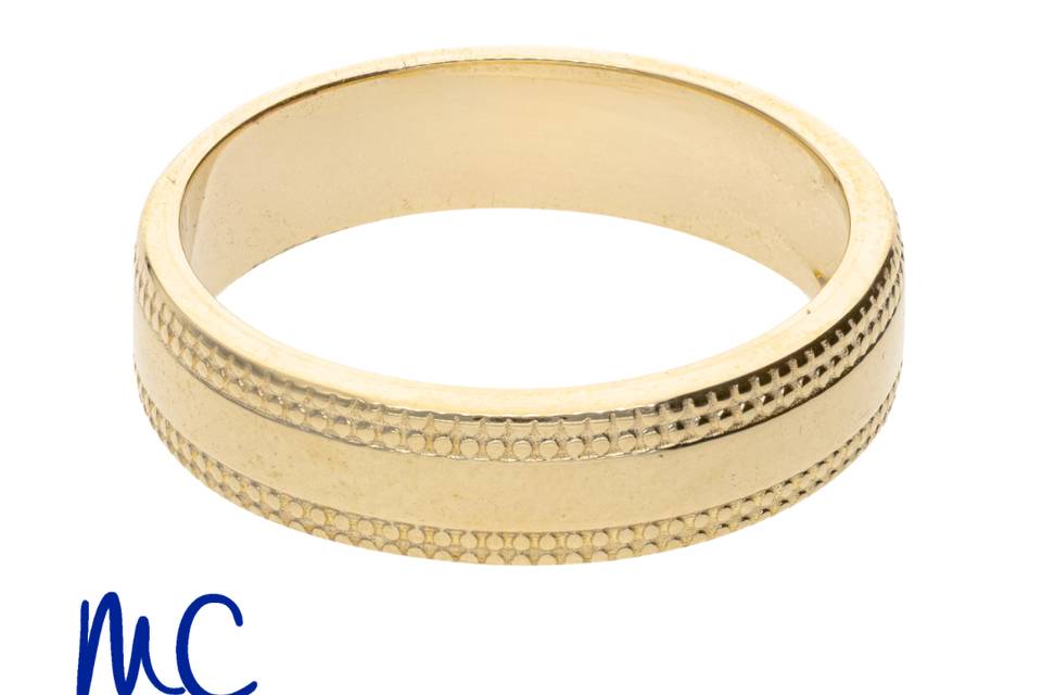 Argolla oro 10 y 14 kilates