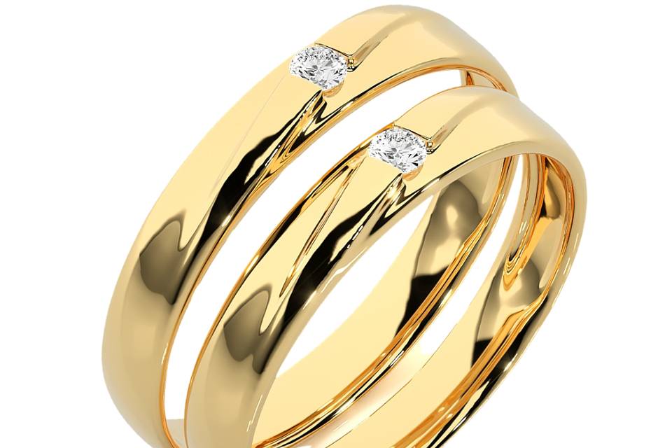 Argollas oro 10 y 14 kilates