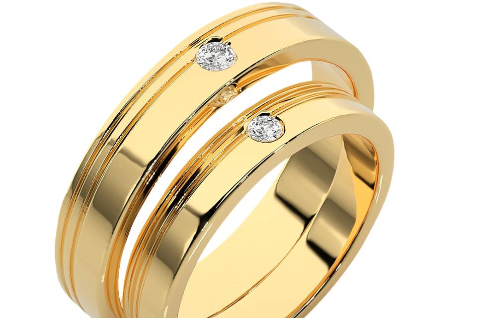 Argollas oro 10 y 14 kilates