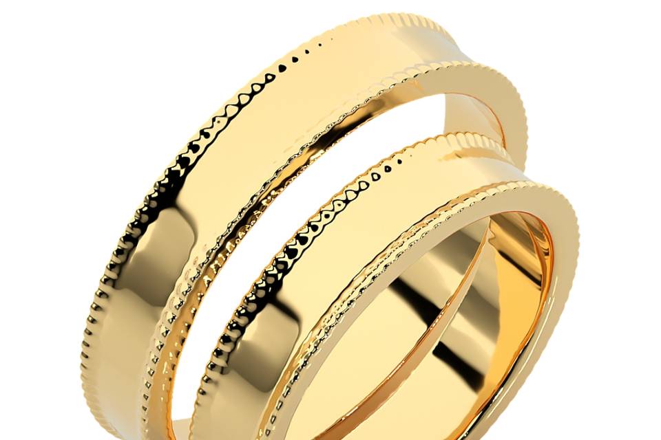 Argollas oro 10 y 14 kilates
