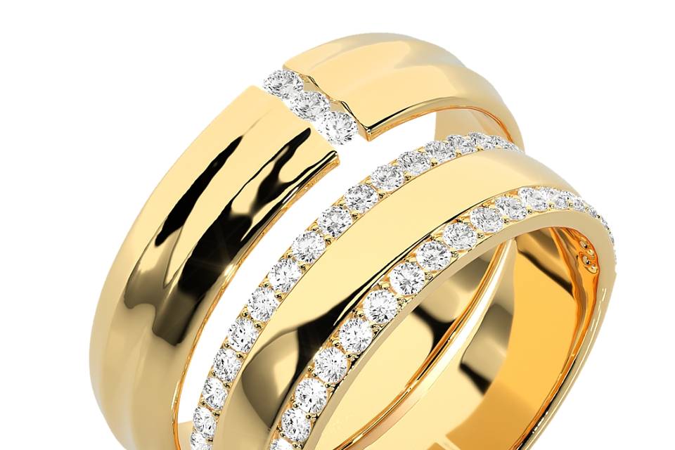 Argollas oro 10 y 14 kilates