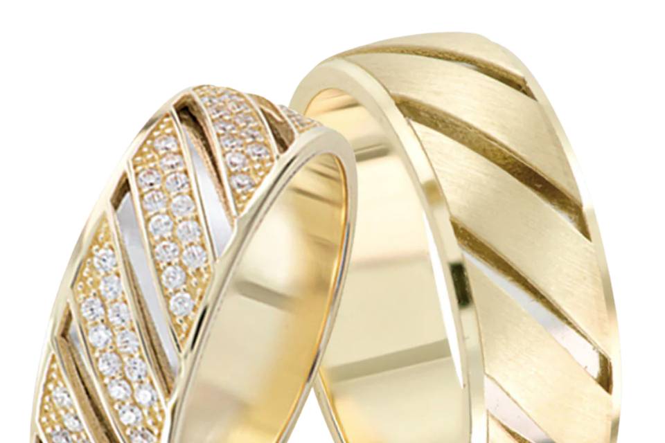 Argolla oro 10 y 14 kilates