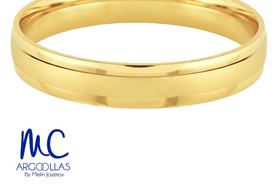 Argolla oro 10 y 14 kilates