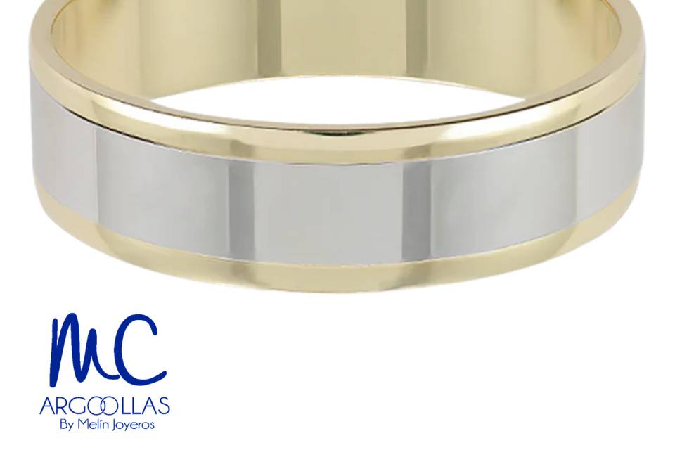 Argolla oro 10 y 14 kilates