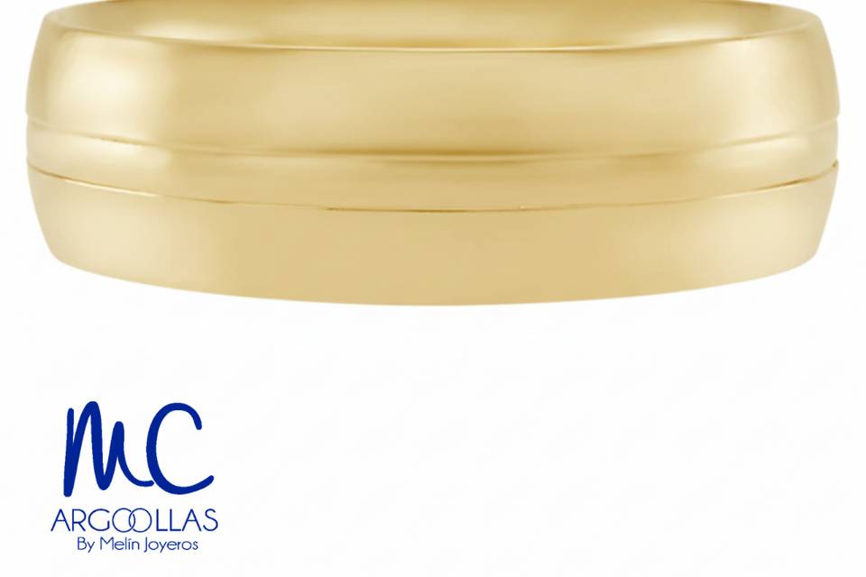 Argolla oro 10 y 14 kilates