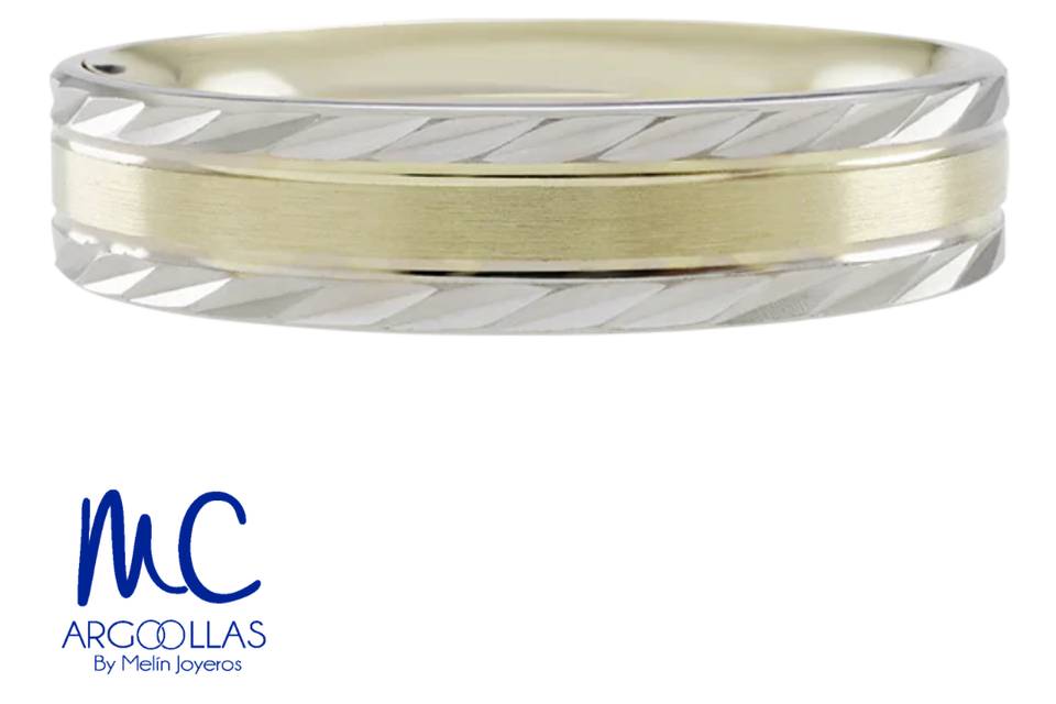 Argolla oro 10 y 14 kilates