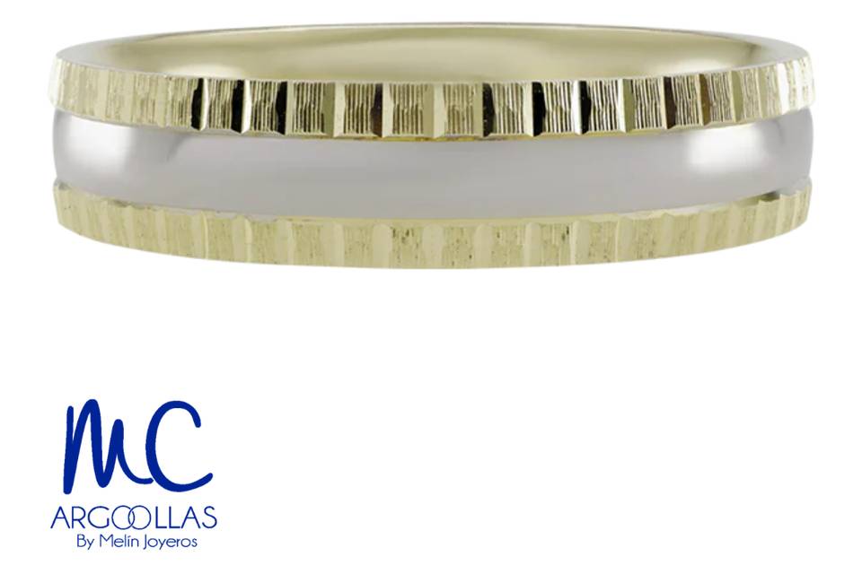 Argolla oro 10 y 14 kilates