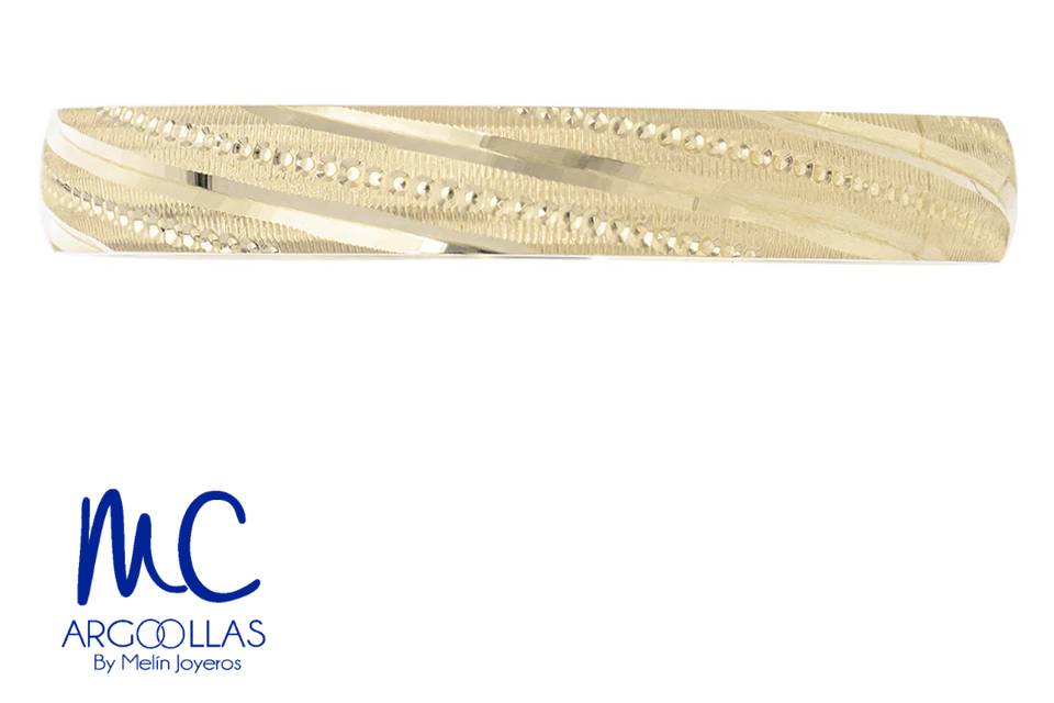 Argolla oro 10 y 14 kilates