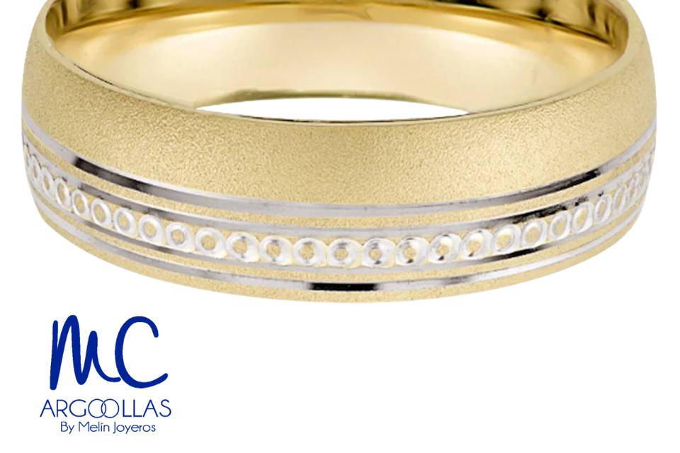 Argolla de matrimonio 10k y14k
