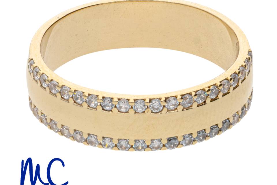 Argolla oro 10 y 14 kilates
