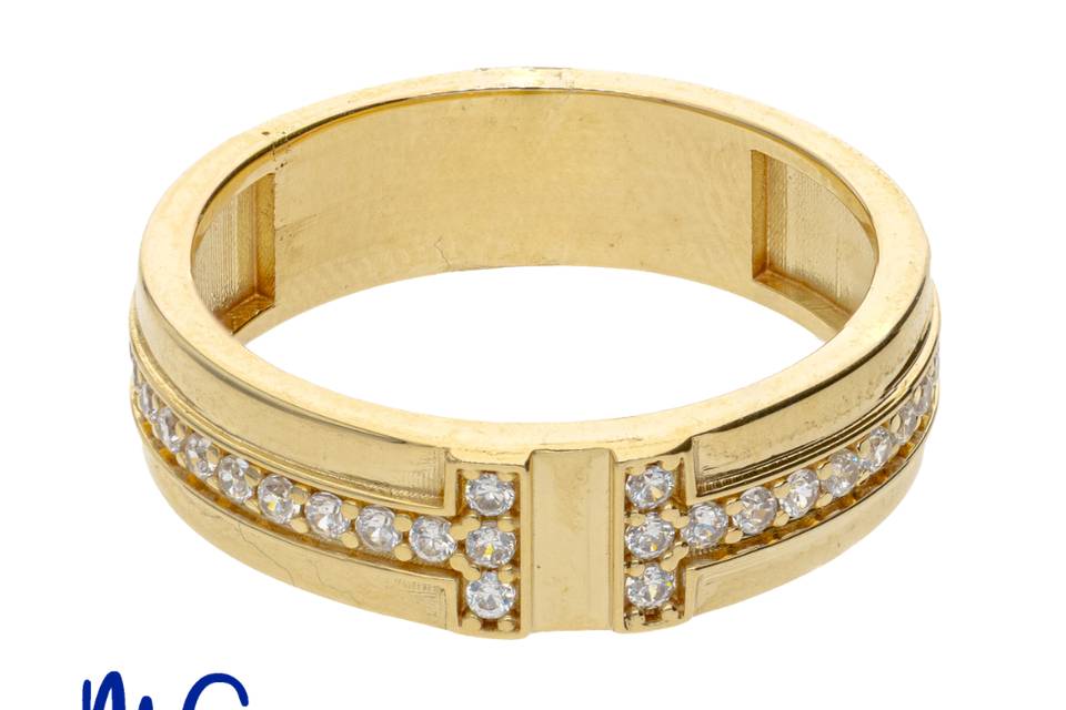 Argolla oro 10 y 14 kilates