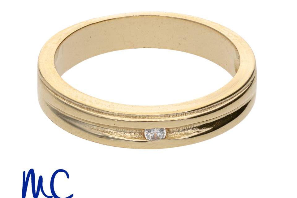 Argolla oro 10 y 14 kilates