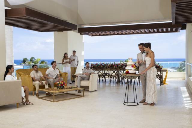 Sky terrace reception