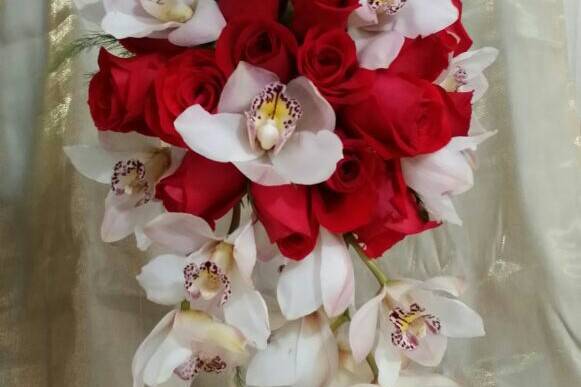 Ramo de novia orquidea