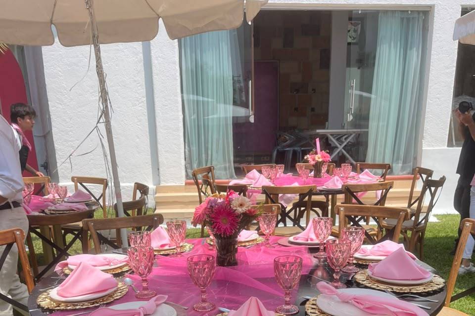 Evento tematico de Barbie