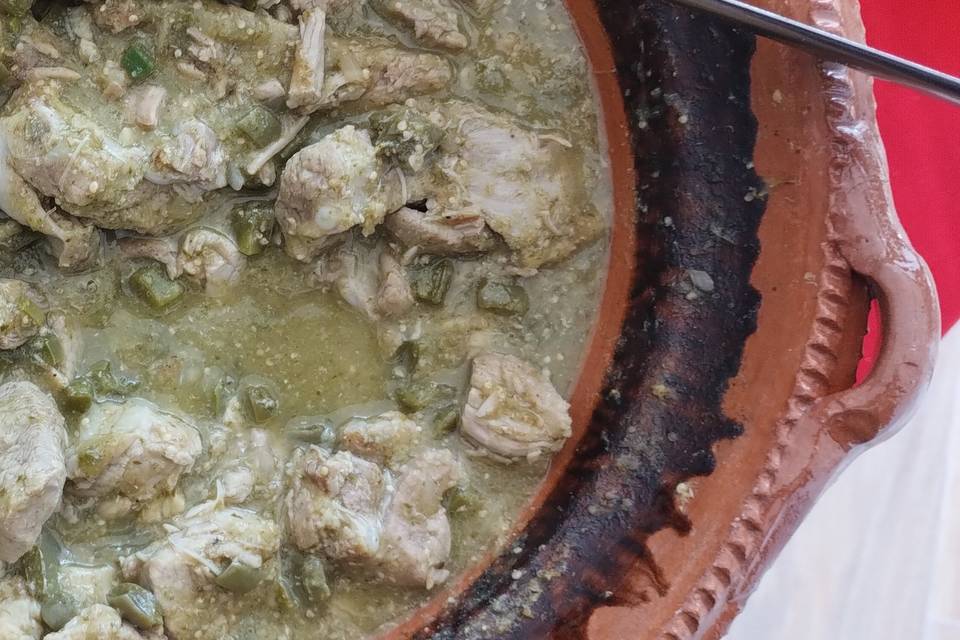 Carne de cerdo en salsa verde