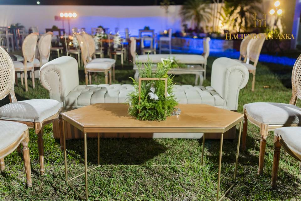 Espacio para celebrar fiestas nupciales