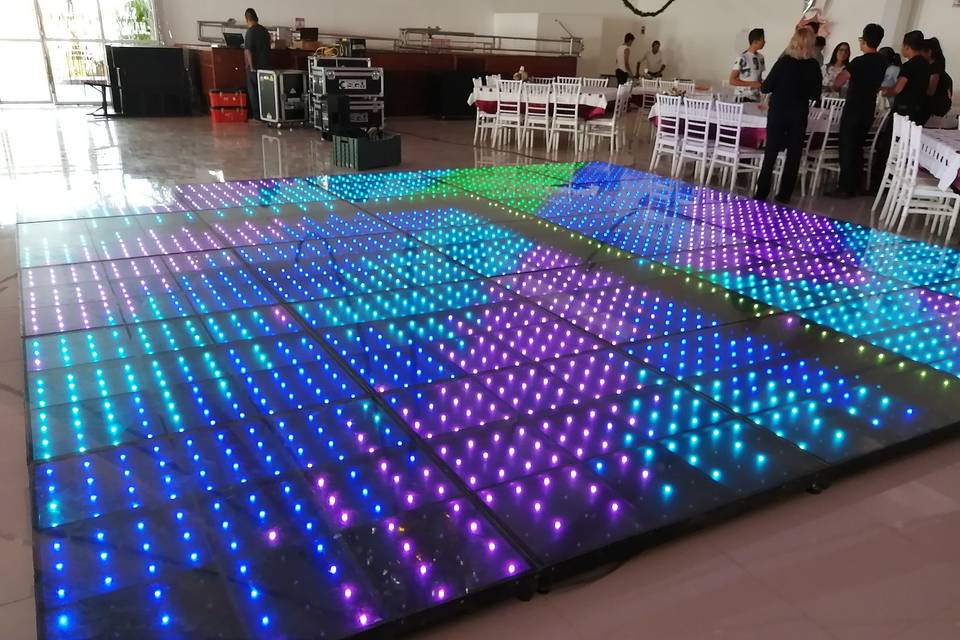 Pista de gráficos led