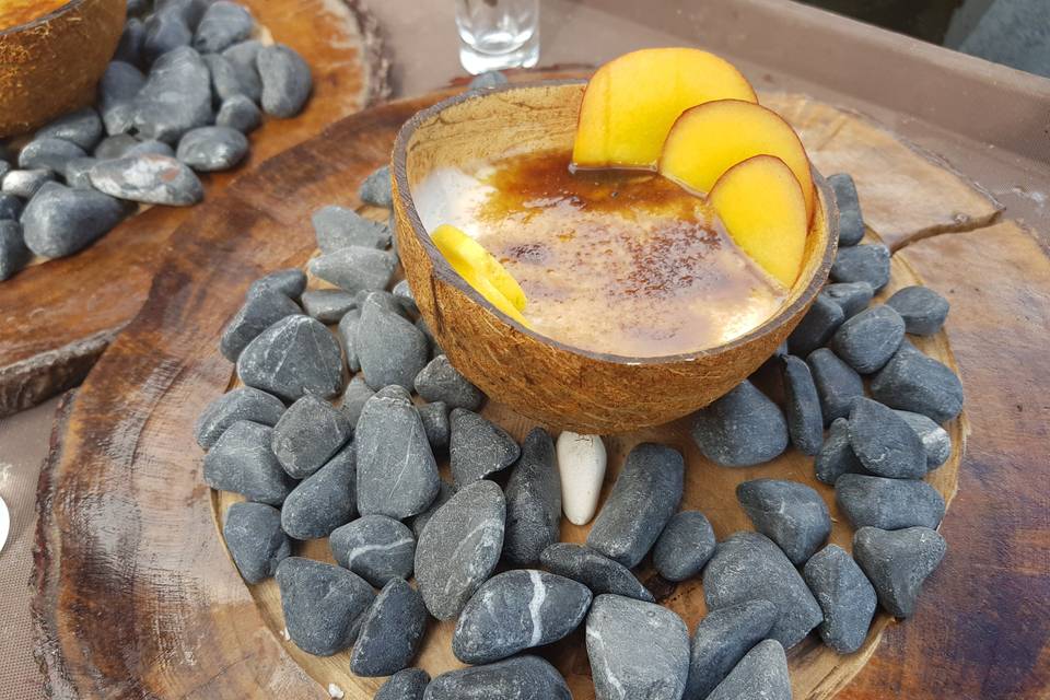 Creme Brulee de guayaba