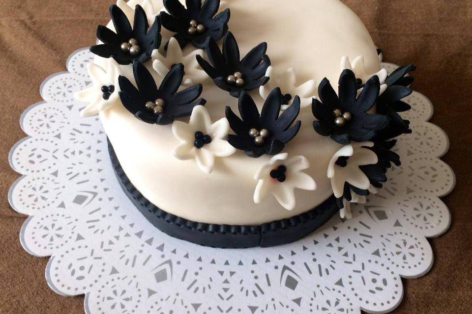 Pastel de fondant para boda