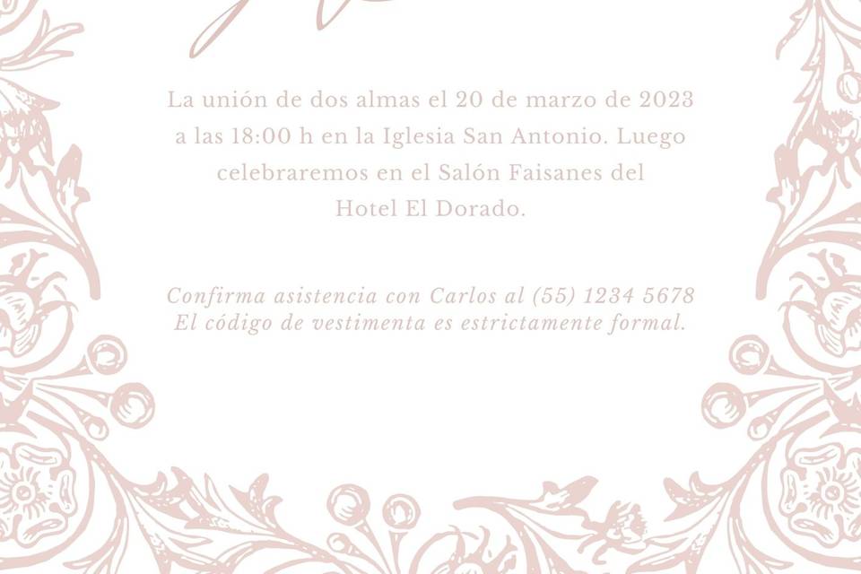 Invitación digital