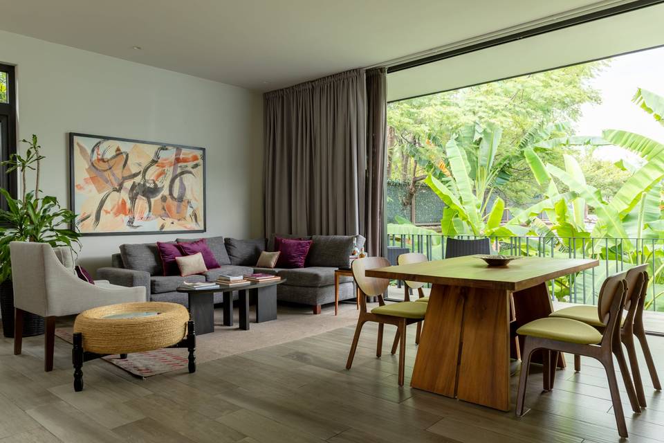 Habitación con balcón