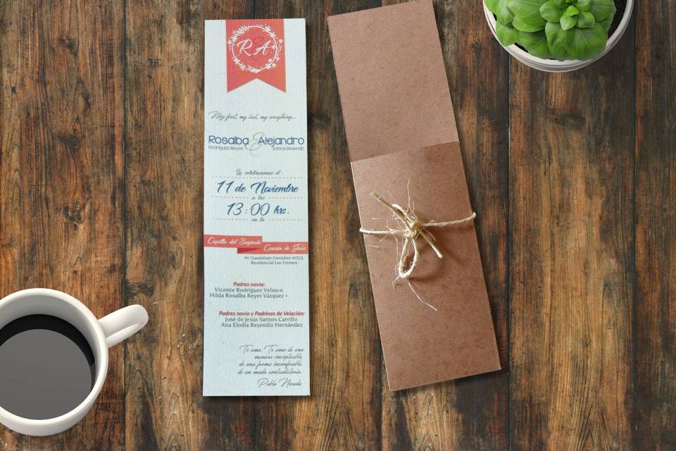 Invitación boda