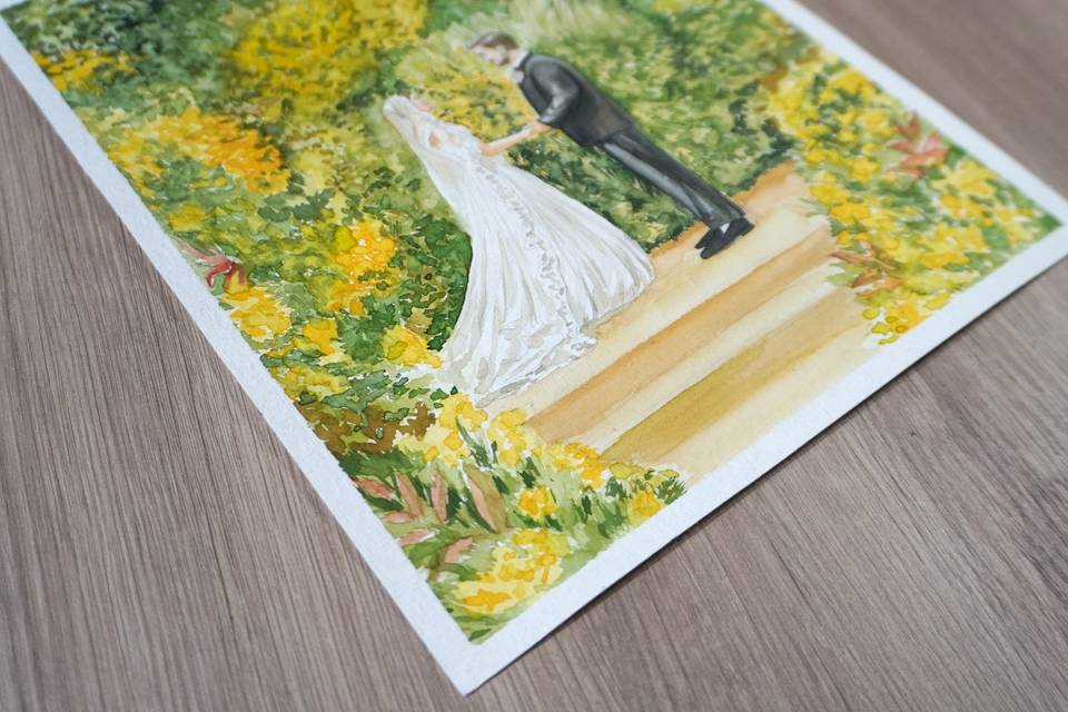 Acuarela detalle