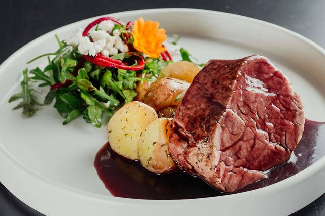 Filete de res al oporto