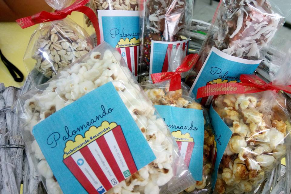 Bolsas o barra de palomitas