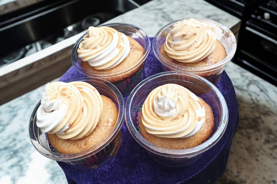 Cup cakes de dulce de leche
