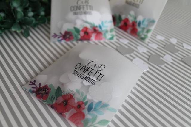Confetti para los novios
