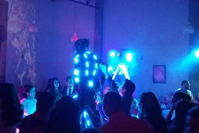 Servicio de Robot led