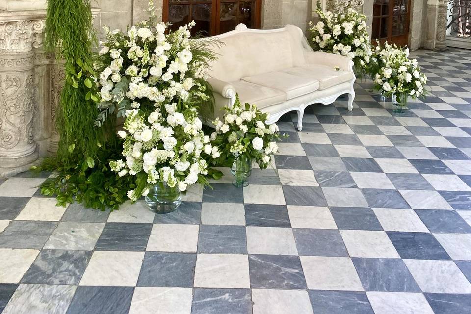 Intervención floral