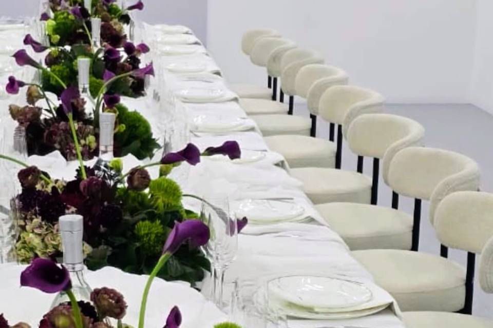 Decoración mesa imperial