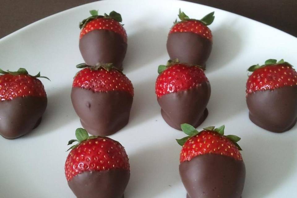 Fresas con chocolate