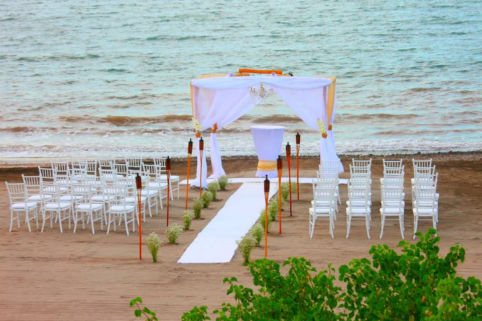 Ceremonia en la playa