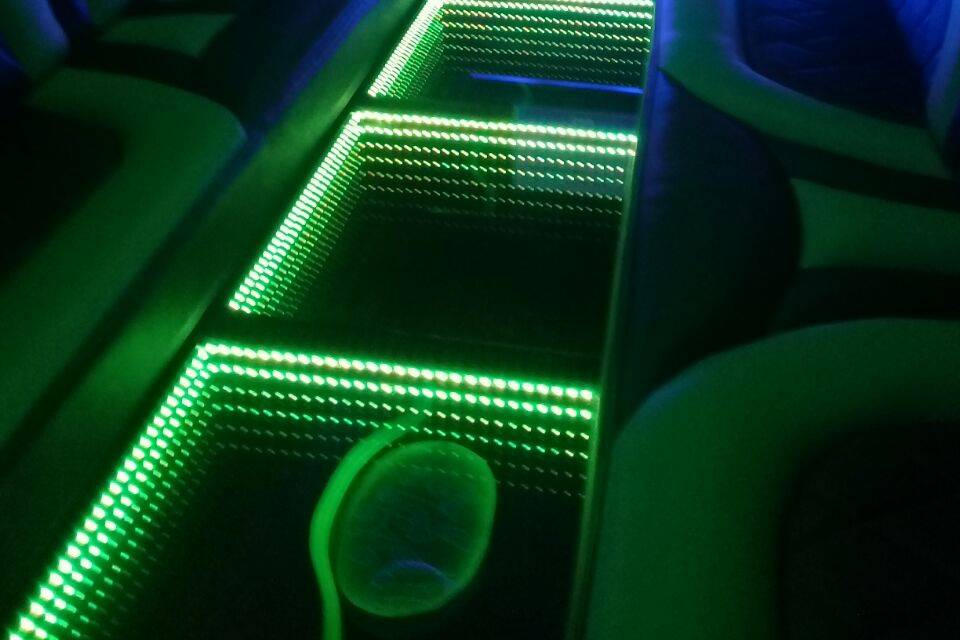 Pista iluminada