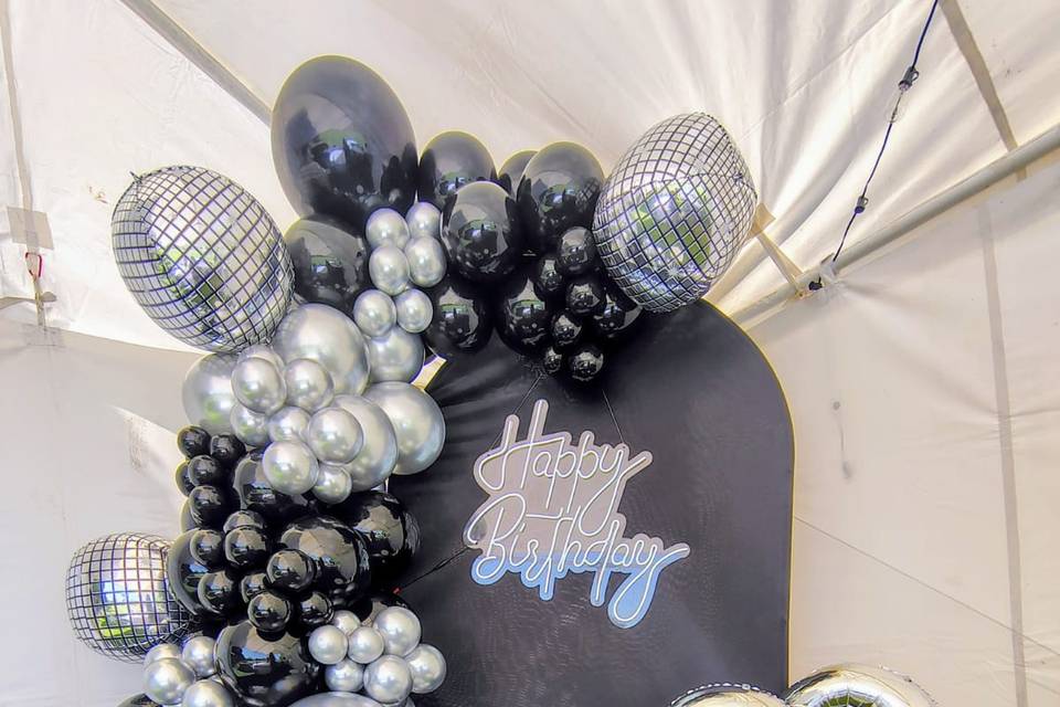 Decoración con globos