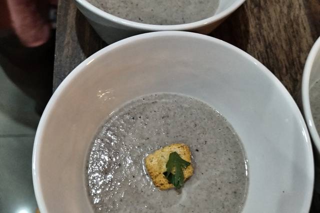 Crema de champiñones