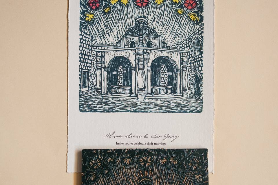 Invitacion con sobre